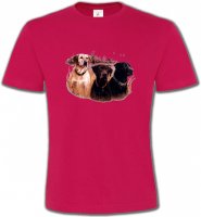 Trois chiens de chasse