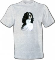 Cocker noir et blanc (B)