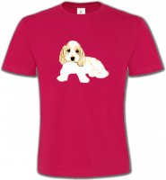 Cocker chiot blanc (F)