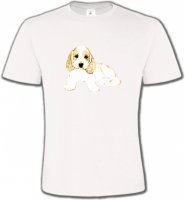 Cocker chiot blanc (F)