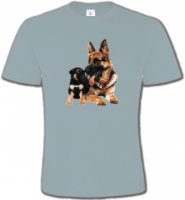 Berger Allemand et son chiot