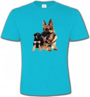 Berger Allemand et son chiot